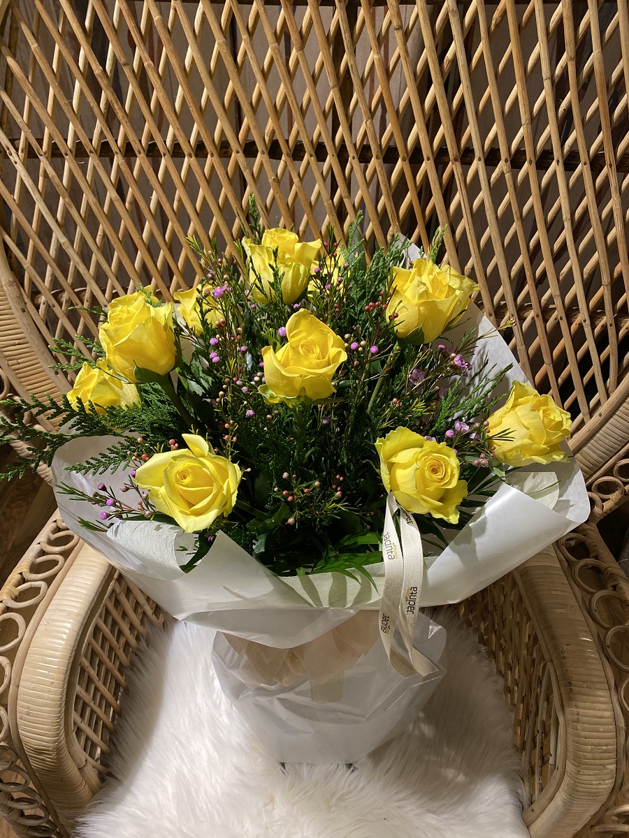 Ramo de rosas amarillas San Valentín – Jacinta Floristes